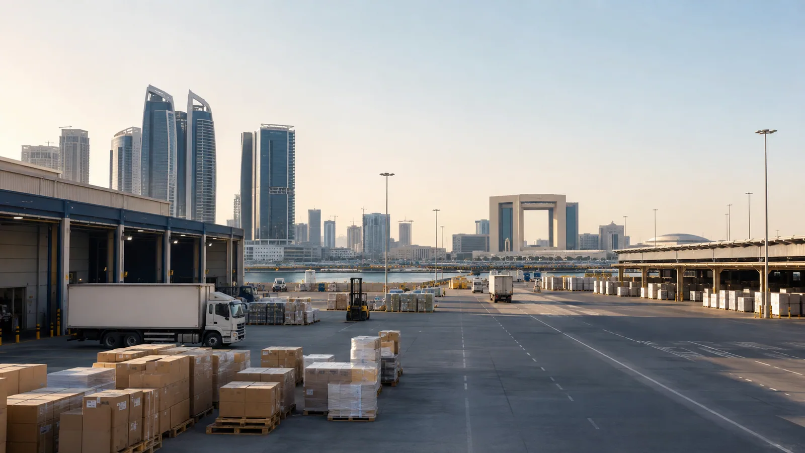 Regional logistics infrastructure supporting product market access in the UAE